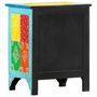 Voir la diapositive 4 : VIDAXL Table de chevet peinte a la main 40x30x50 cm Bois de manguier
