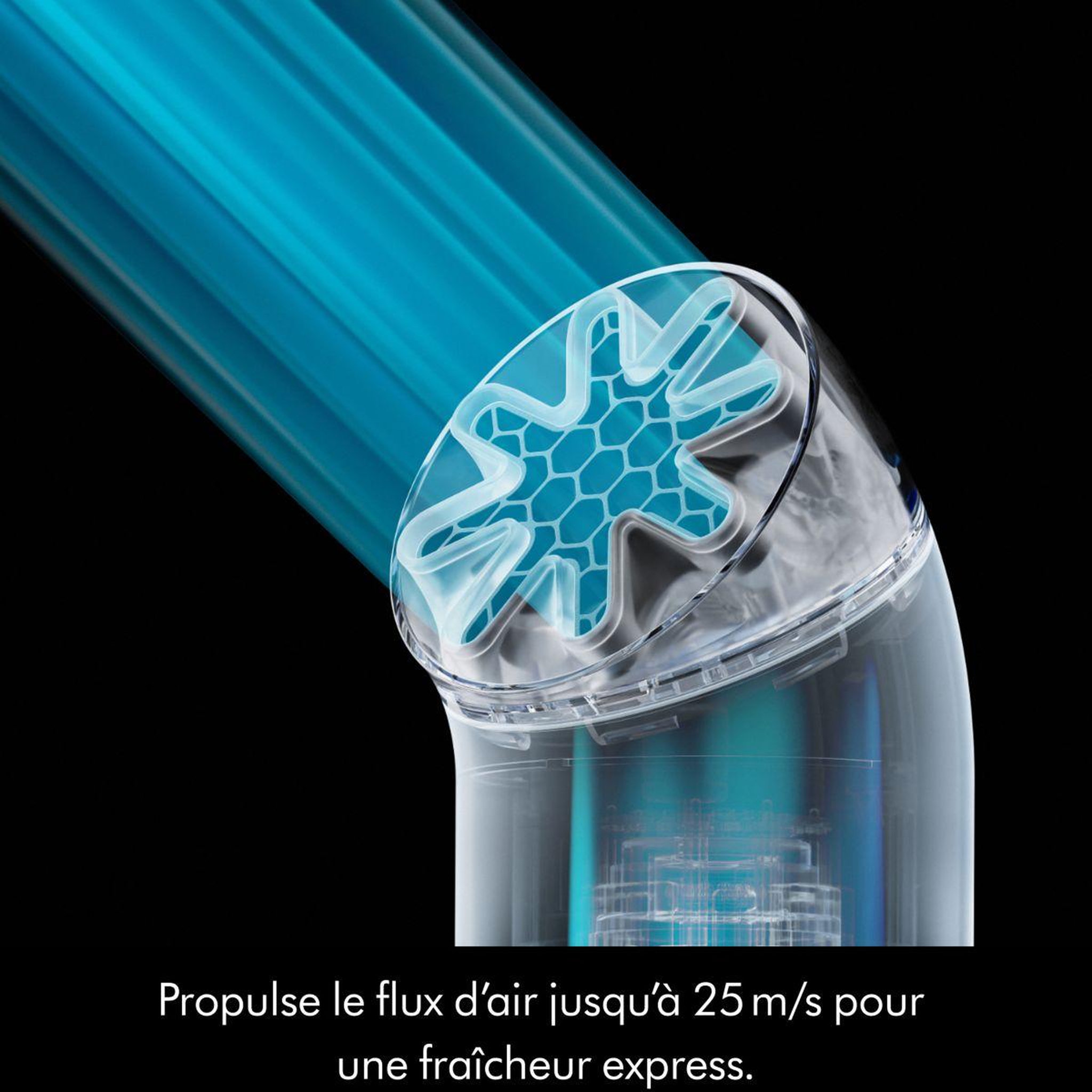 Voir la diapositive 4 : Dyson Ventilateur HushJet Mini Cool Rose Poudré