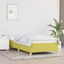 Voir la diapositive 1 : VIDAXL Cadre de lit sans matelas vert 90x190 cm tissu