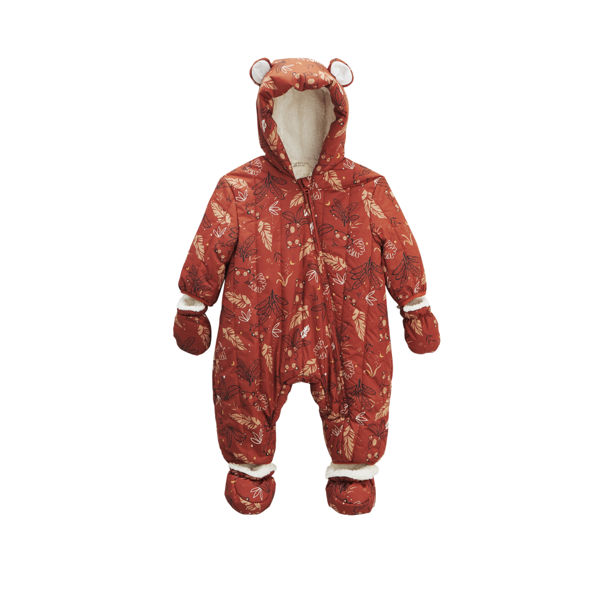 Petit Béguin Combi pilote avec moufles et pieds amovibles Maloueg