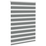 Voir la diapositive 3 : VIDAXL Store zebre gris fonce largeur du tissu 105,9 cm polyester