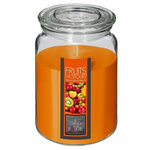 COMPTOIR DE LA BOUGIE Bougie Parfumée en Verre  Couvercle  510g Fruits Exotiques