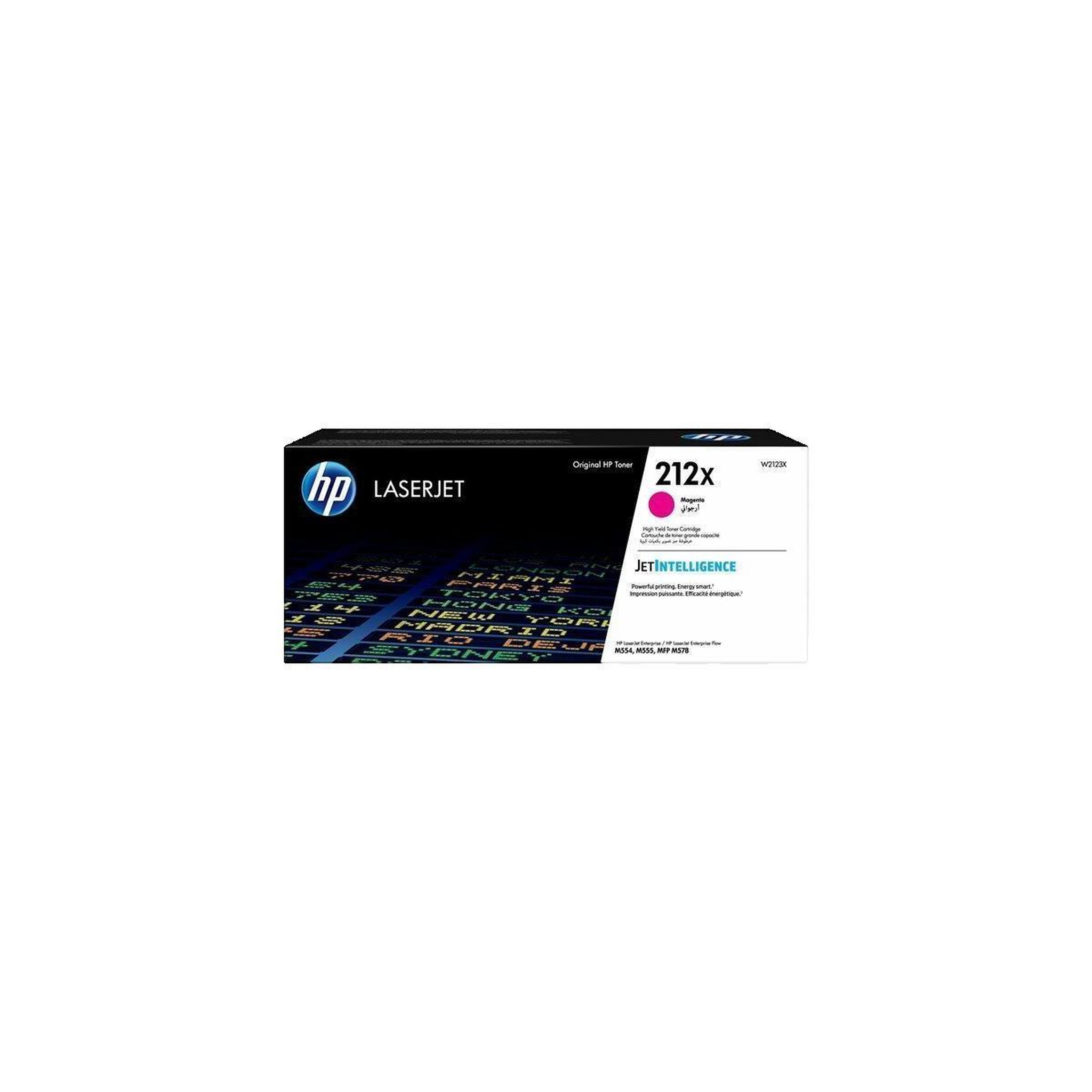HP Toner Original HP 212X Magenta haute capacité