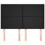 Voir la diapositive 3 : VIDAXL Tetes de lit 4 pcs Noir 72x5x78/88 cm Similicuir