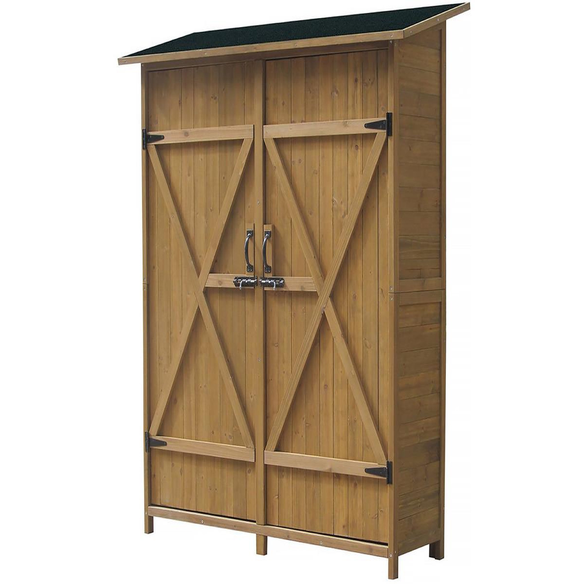 Habitat et Jardin Armoire de jardin  espacio - 140 x 49 x 162 cm - marron