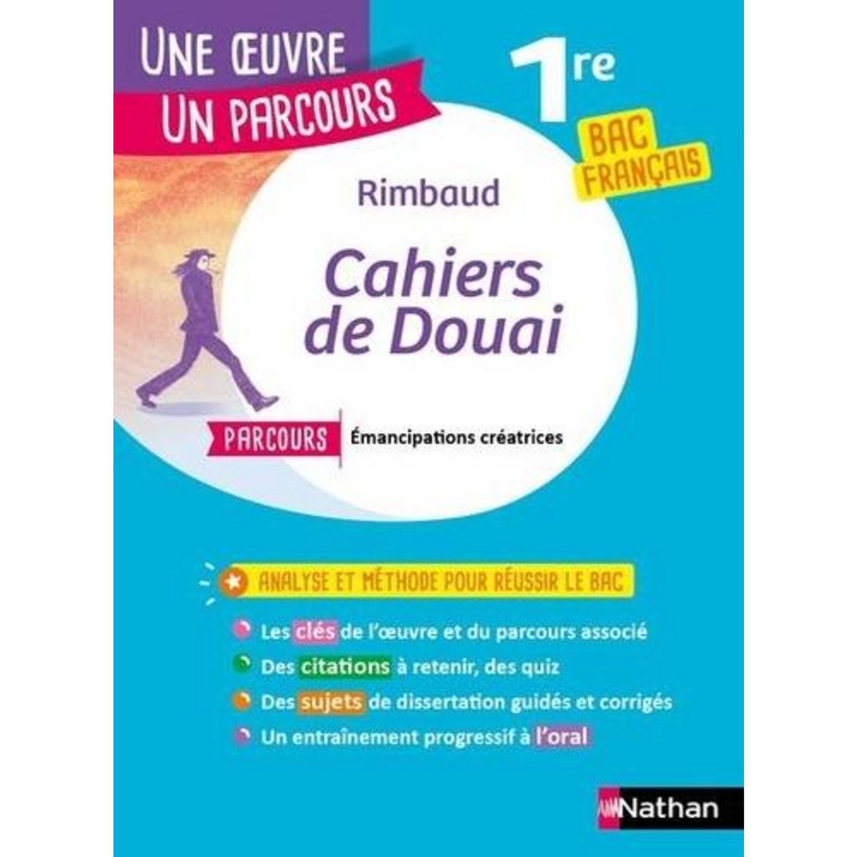 LES CAHIERS DE DOUAI. PARCOURS  EMANCIPATIONS CREATRICES  BAC FRANCAIS 1RE, Rimbaud Arthur