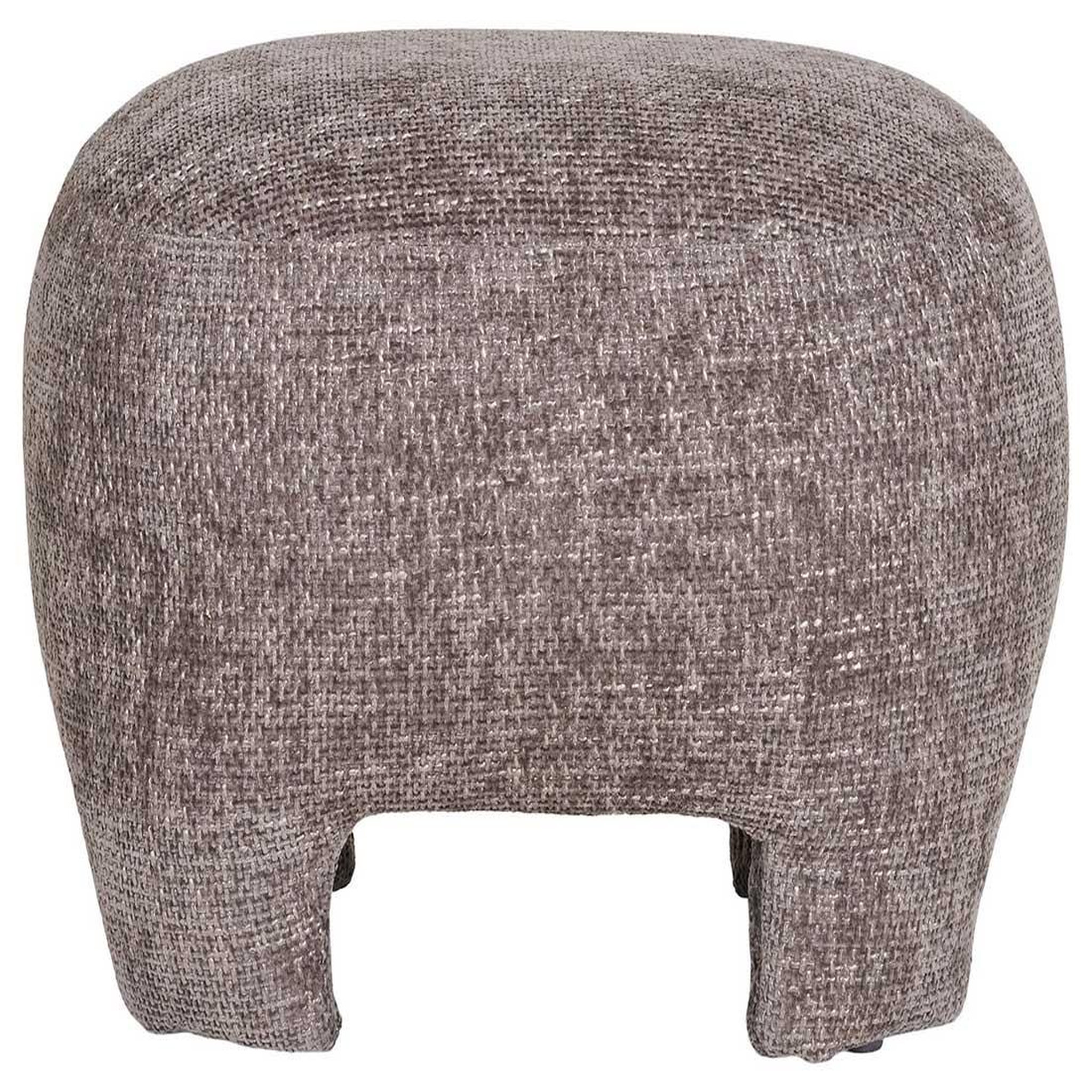 Voir la diapositive 1 : BEST MOBILIER Olbia - pouf - en tissu texturé
