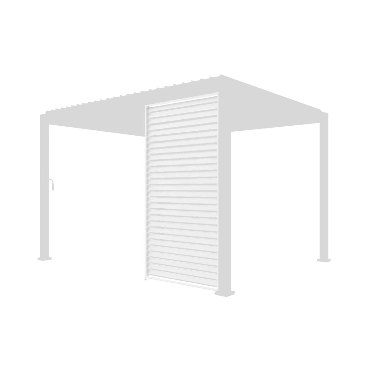 SWEEEK Persienne pour pergola bioclimatique Triomphe, aluminium