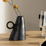 Voir la diapositive 5 : Paris Prix Vase Déco en Céramique  Ovy  17cm Noir