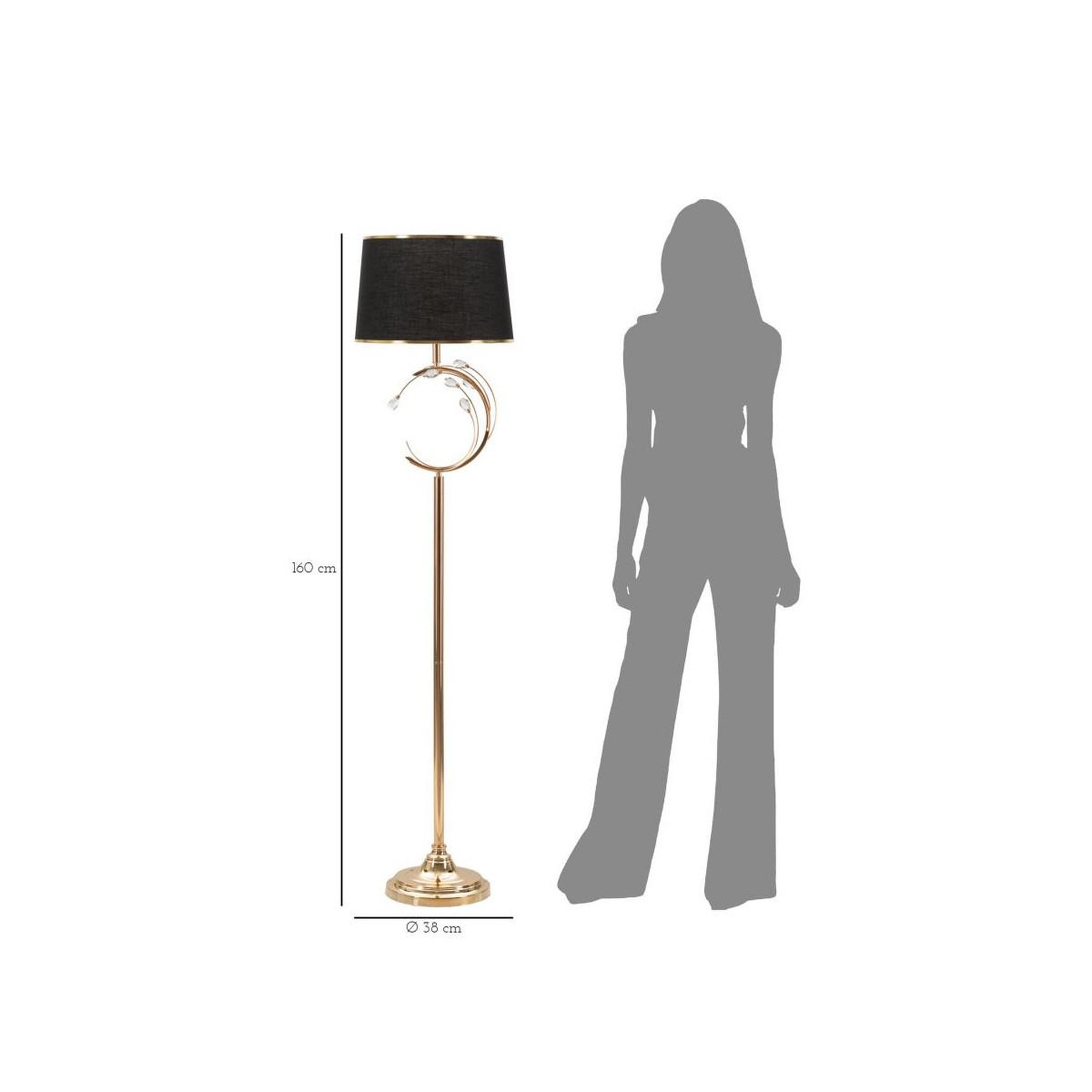 Voir la diapositive 6 : Paris Prix Lampadaire design en métal  bruxelles  160cm or
