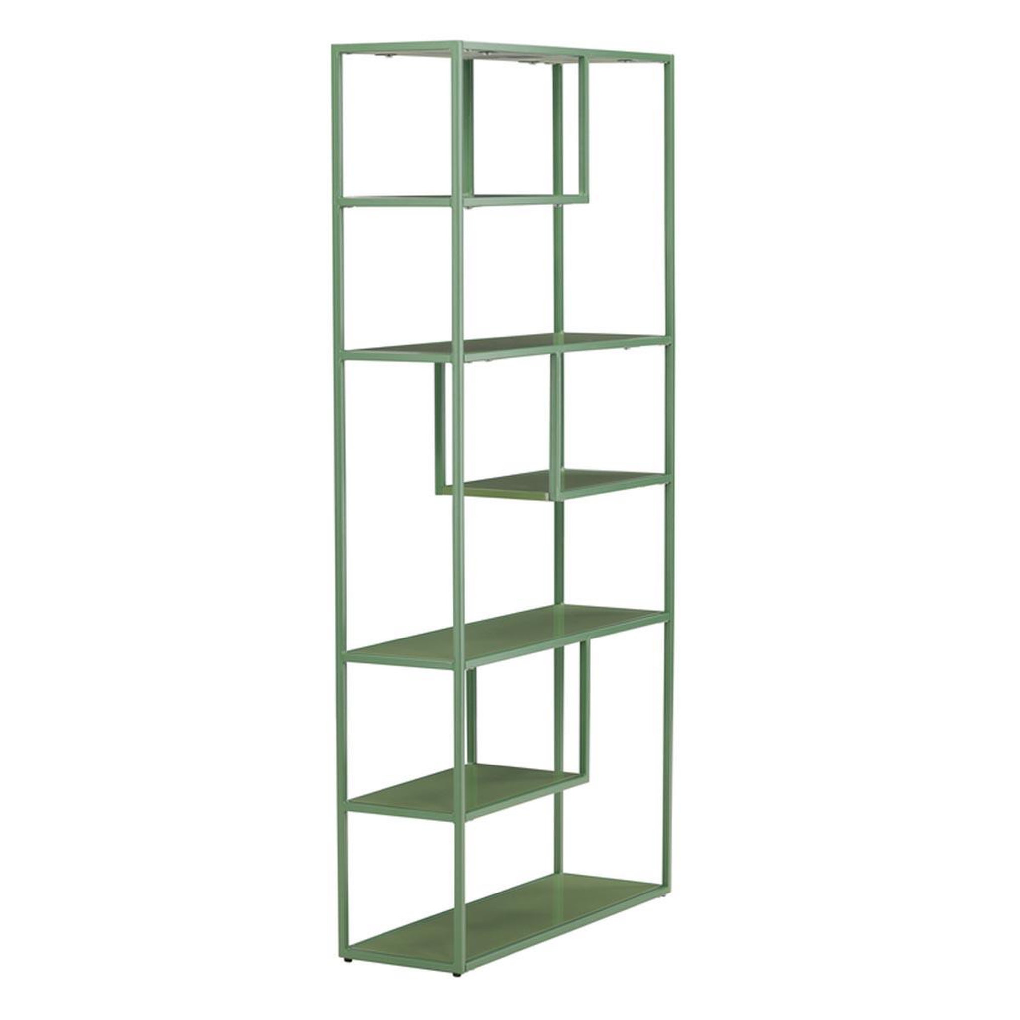 Paris Prix Étagère bibliothèque 6 niveaux  staal  164cm vert
