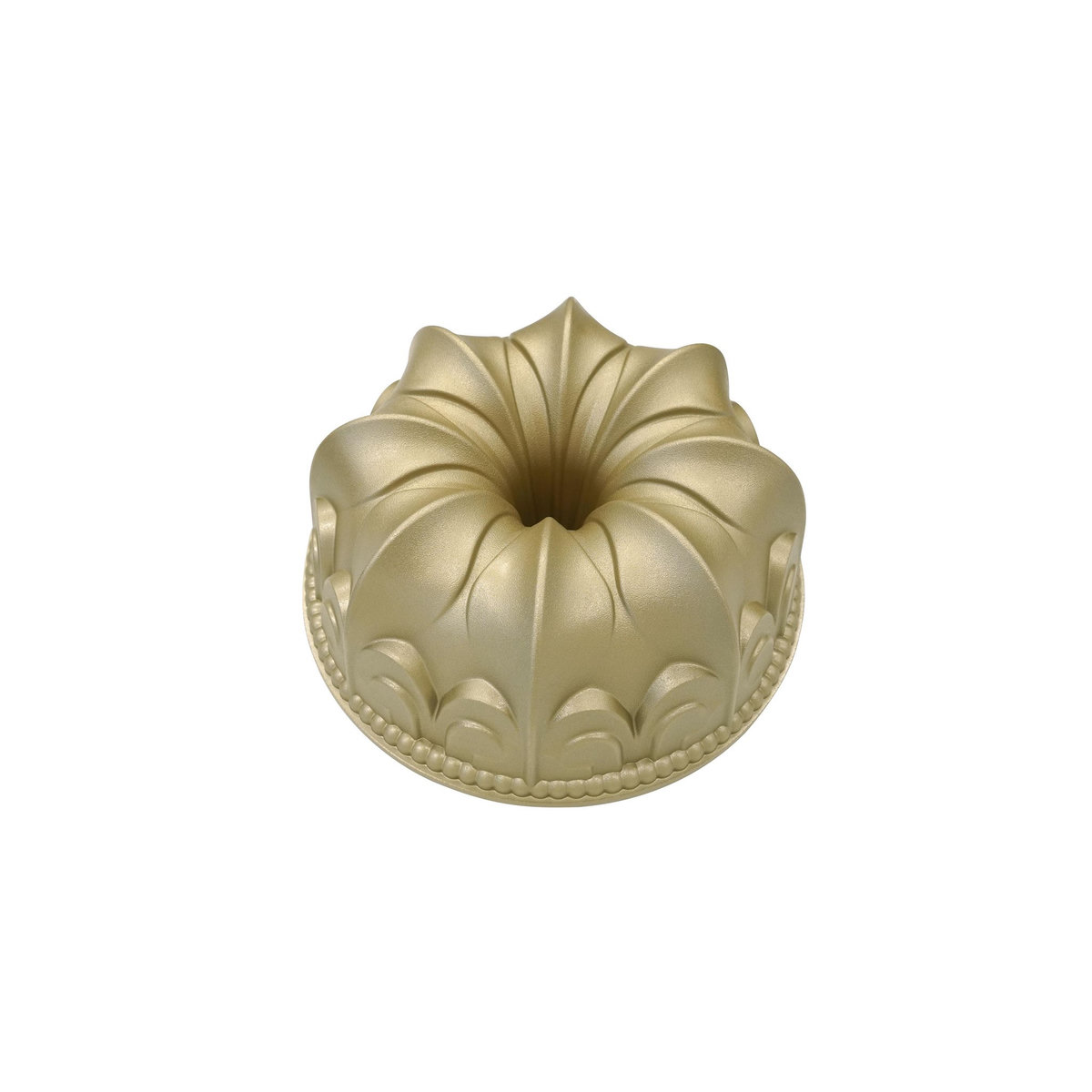 ACTUEL Moule tulipe 24 cm en fonte d'aluminium doré