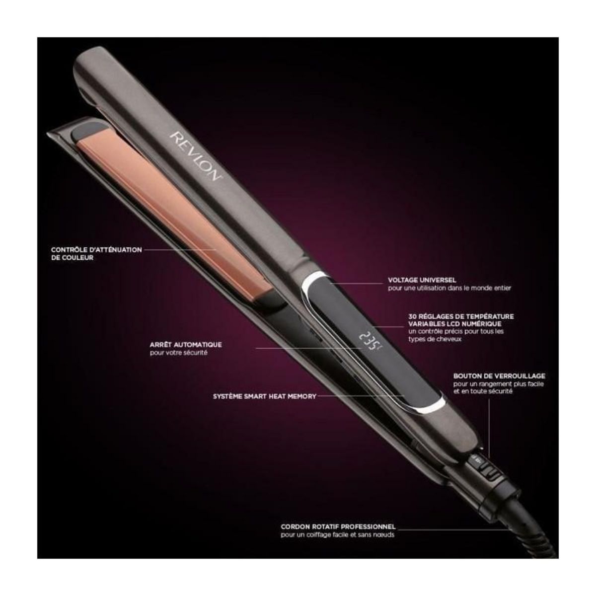 Revlon Lisseur céramique 235° - RVST2175E3