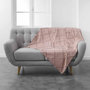 Voir la diapositive 1 : Paris Prix Plaid Uni en Coton  Calyssa  125x150cm Rose