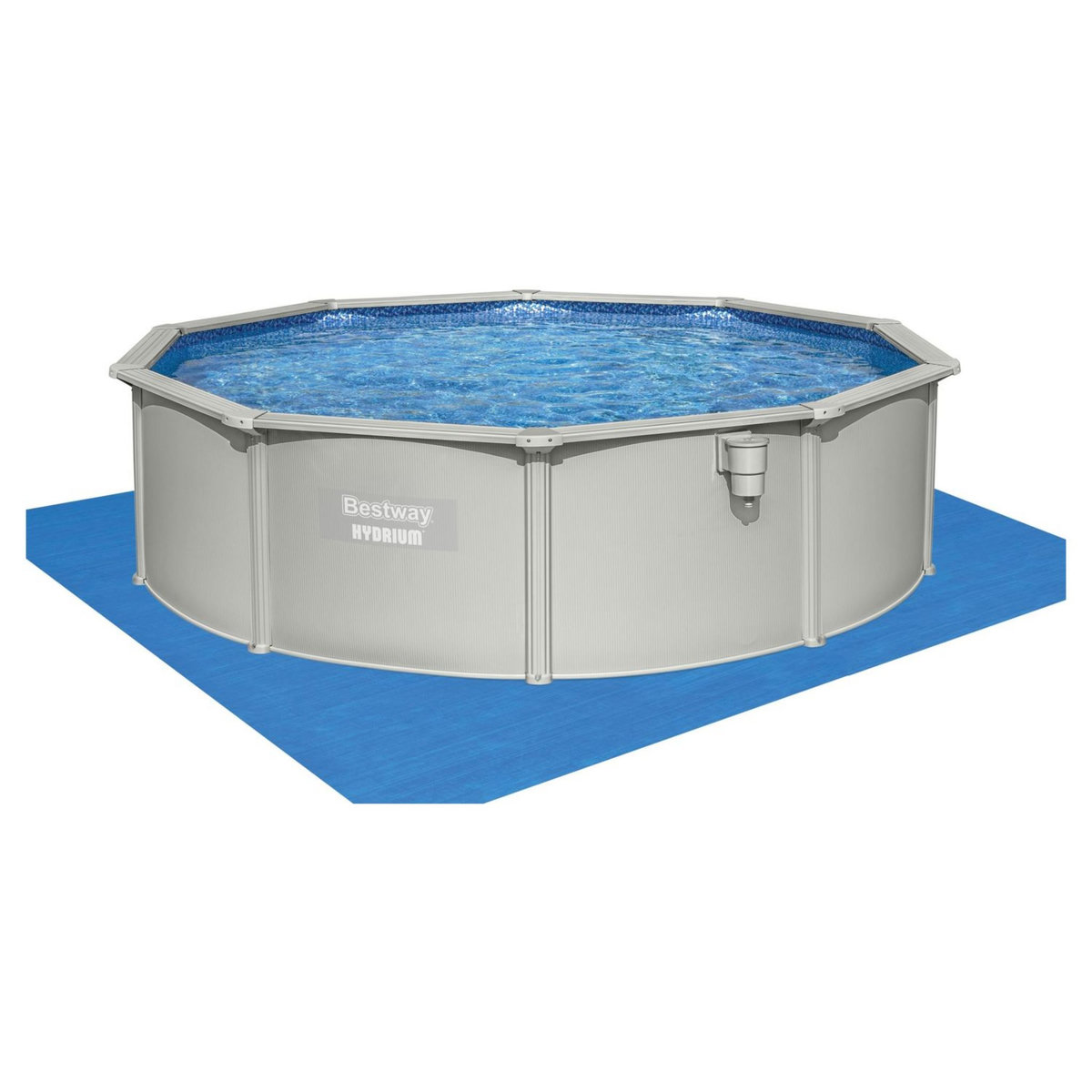 BESTWAY Piscine hors sol acier ronde - 4,6 x 1,20 m -  HYDRIUM