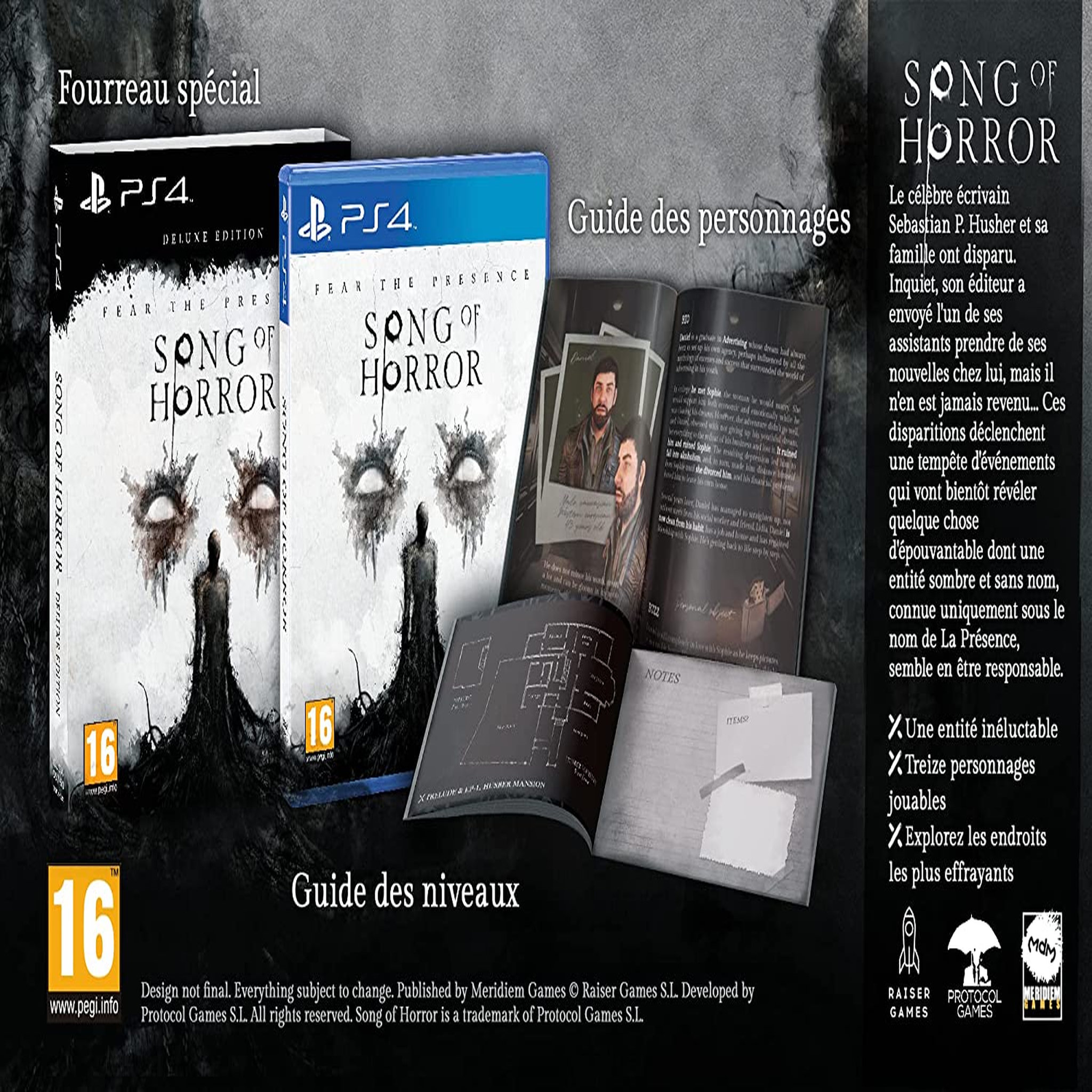 Voir la diapositive 1 : Song of Horror Edition Deluxe PS4