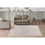 Voir la diapositive 5 : Paris Prix Tapis Tissé Déco Scandinave  Gène II  Beige & Bleu