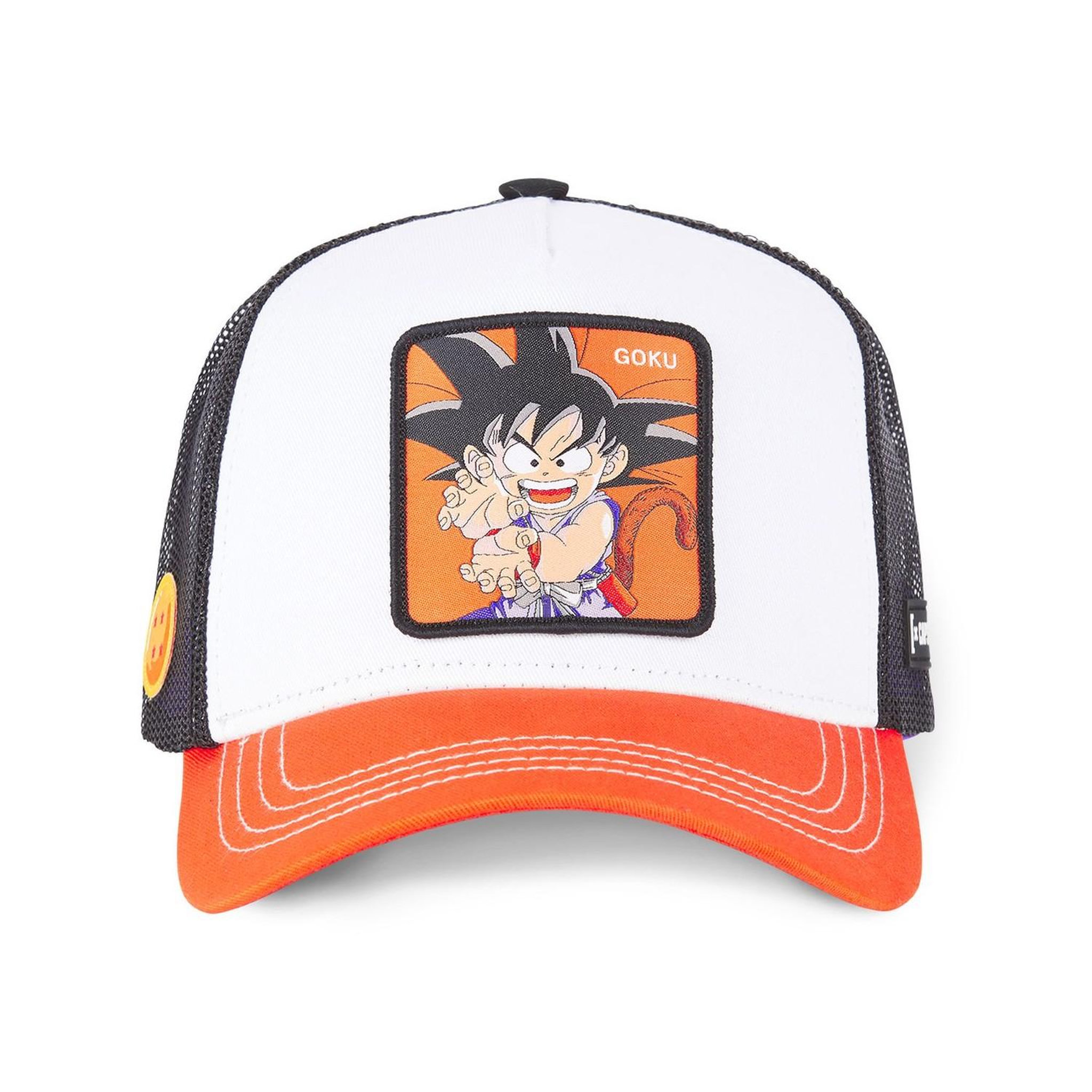 Voir la diapositive 2 : CAPSLAB Casquette trucker avec filet Dragon Ball Goku