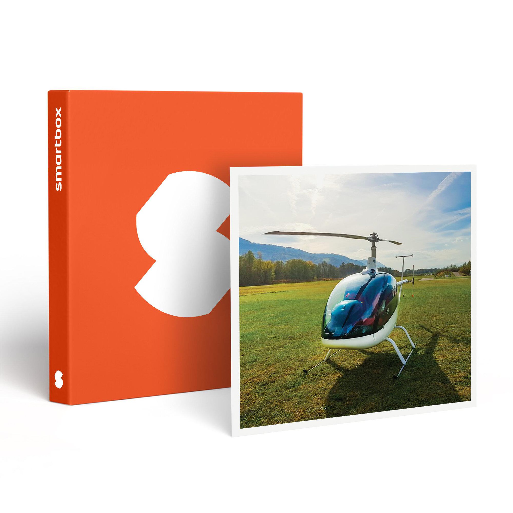 Smartbox Découverte du mont blanc en duo : 1h de vol en ulm hélicoptère - coffret cadeau sport & aventure