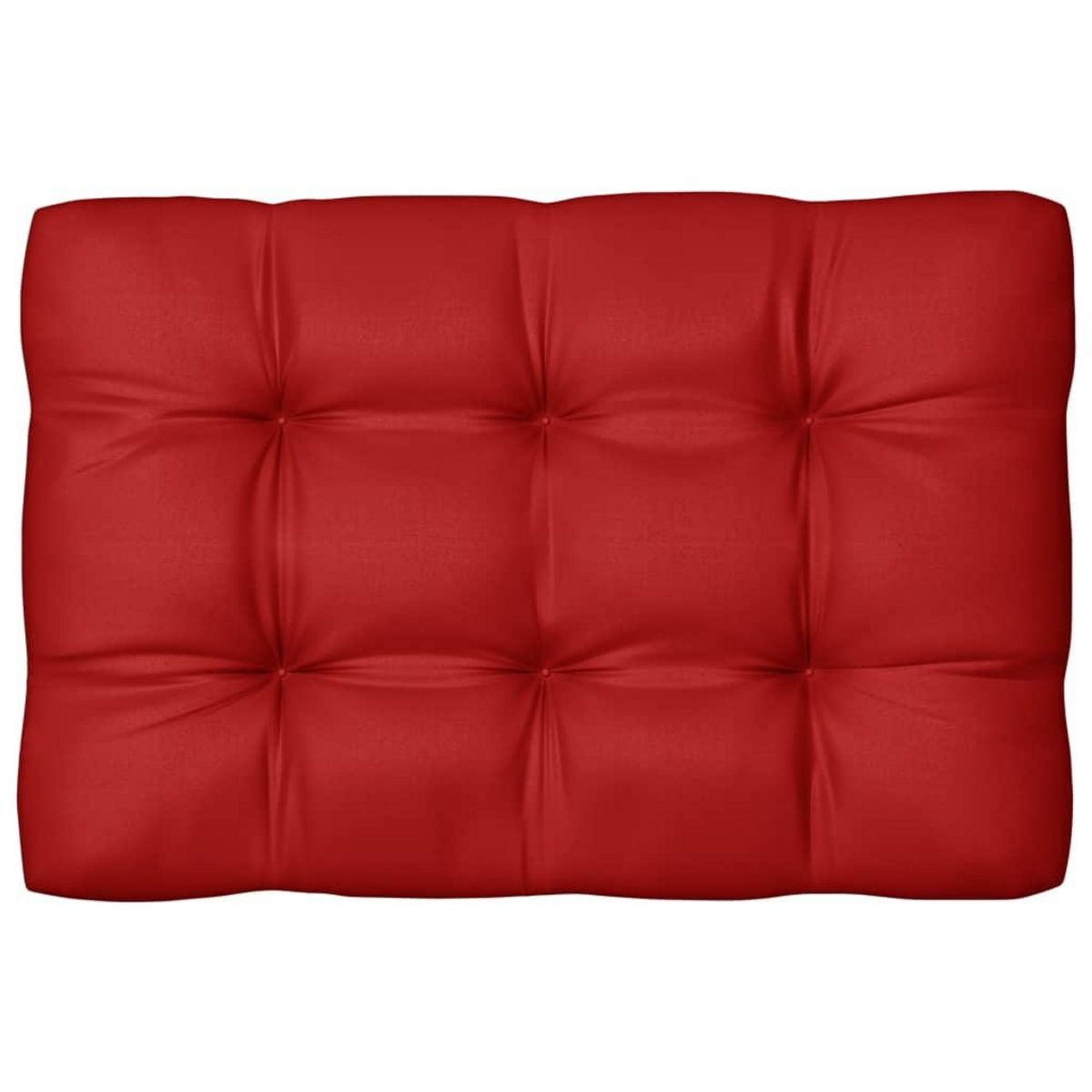 VIDAXL Coussins de canape palette lot de 7 Rouge