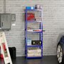Voir la diapositive 2 : EUROSPEN Etagère de rangement modulable et polyvalente pour atelier, garage, cave... Charge Lourde max 500kg  -180x60x40cm - Bleu