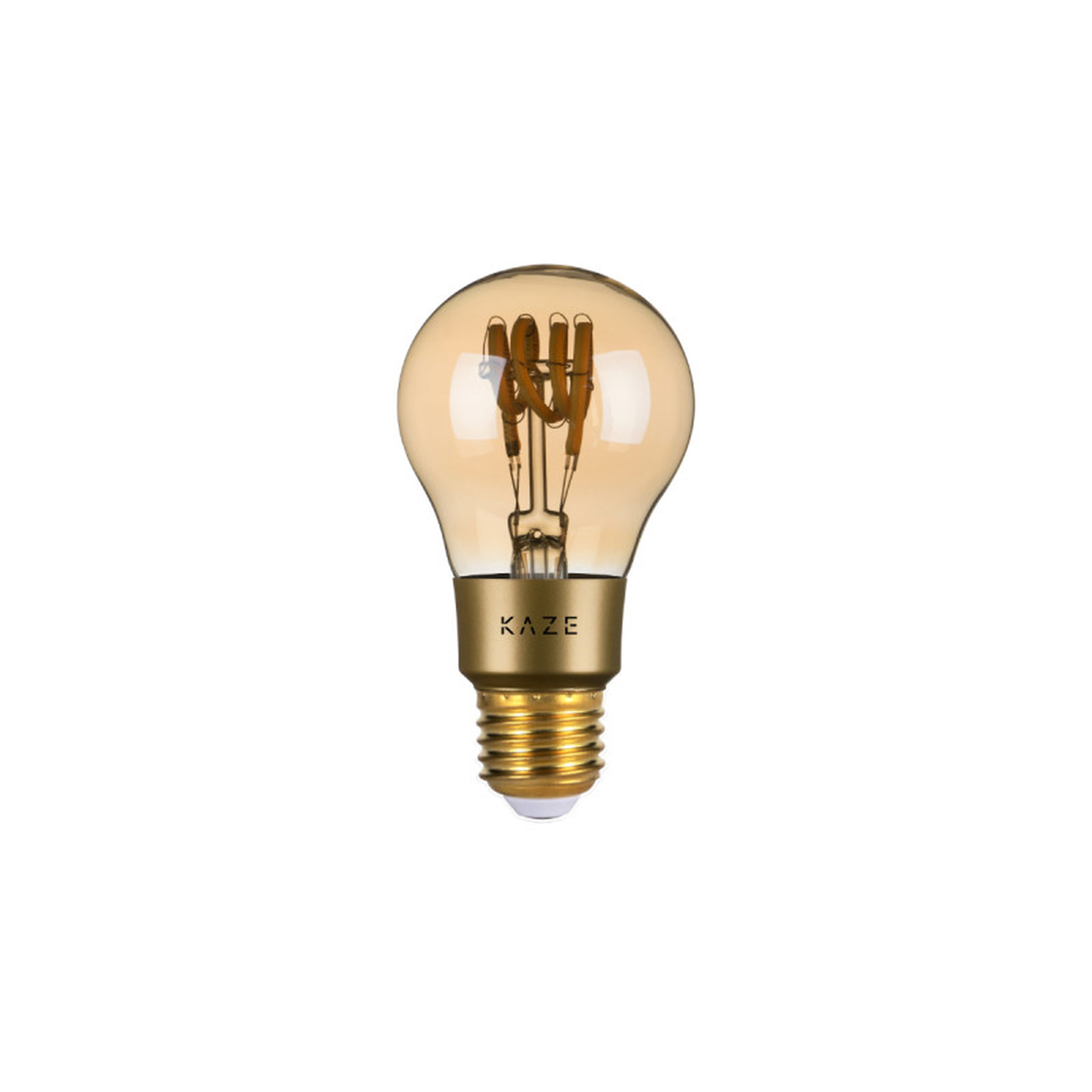 Voir la diapositive 2 :  Ampoule LED connectée à filament KAZE Ichi - A60 - 4W - 210 Lumens - E27