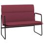 Voir la diapositive 2 : VIDAXL Banc Rouge bordeaux 100x64x80 cm Tissu