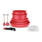 Arthur Martin Batterie de cuisine - ARTHUR MARTIN - AMR41 - Batterie de cuisine 10 pieces - Tous feux dont induction