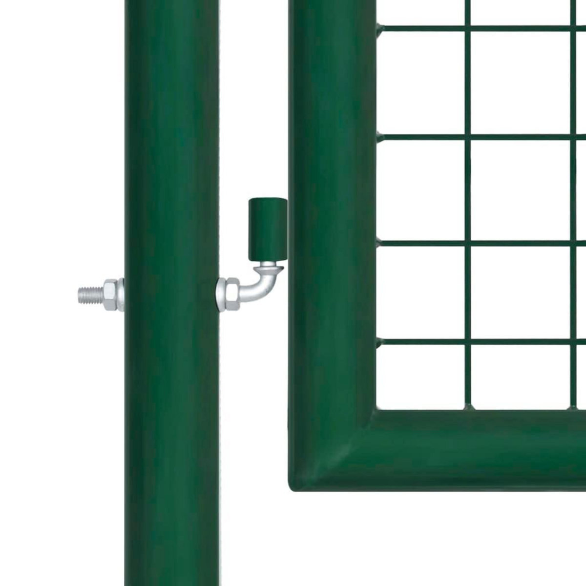 VIDAXL Portail en treillis de jardin acier 390x100 cm vert