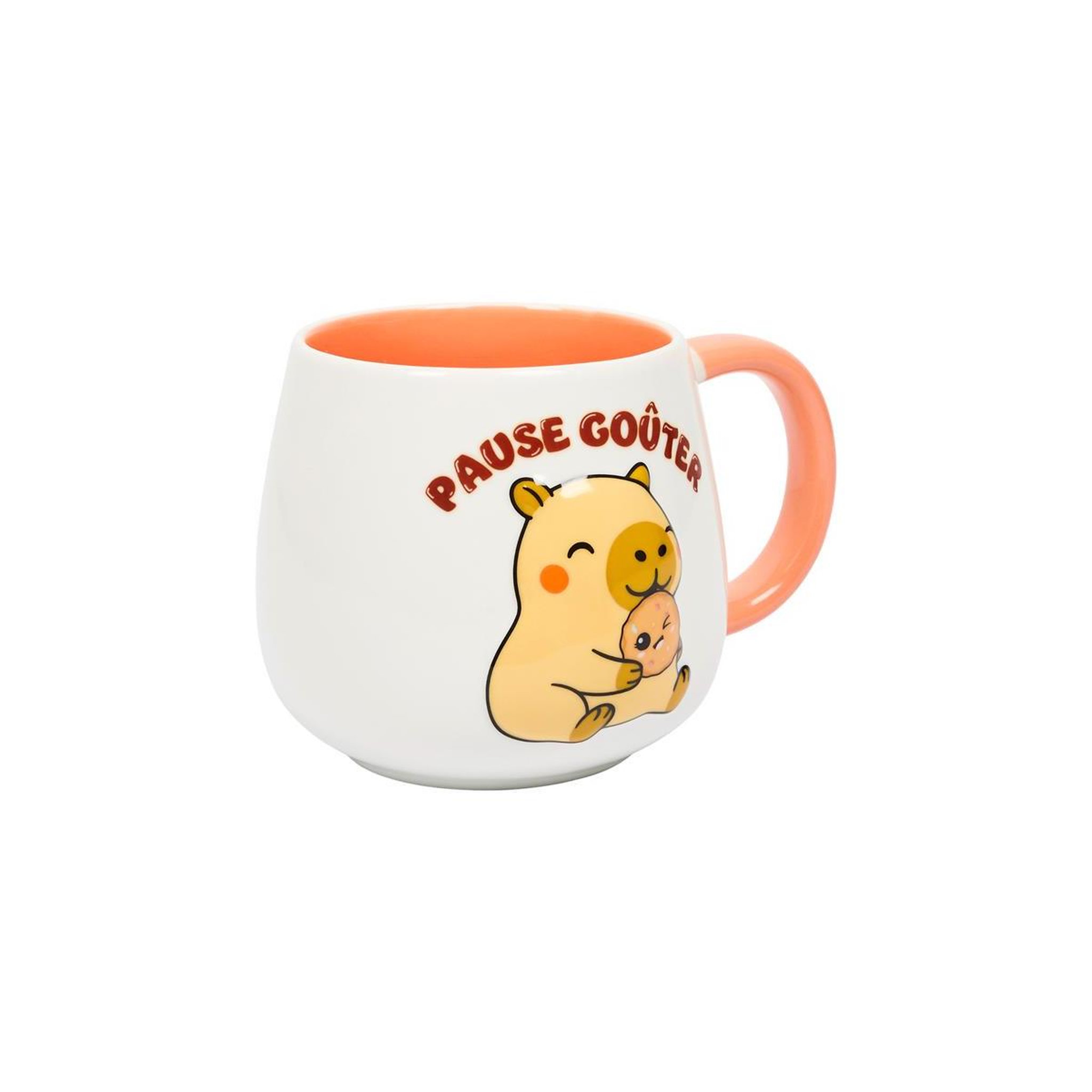 Voir la diapositive 2 : The concept Factory Mug design 3d  capybara  40cl multicolore