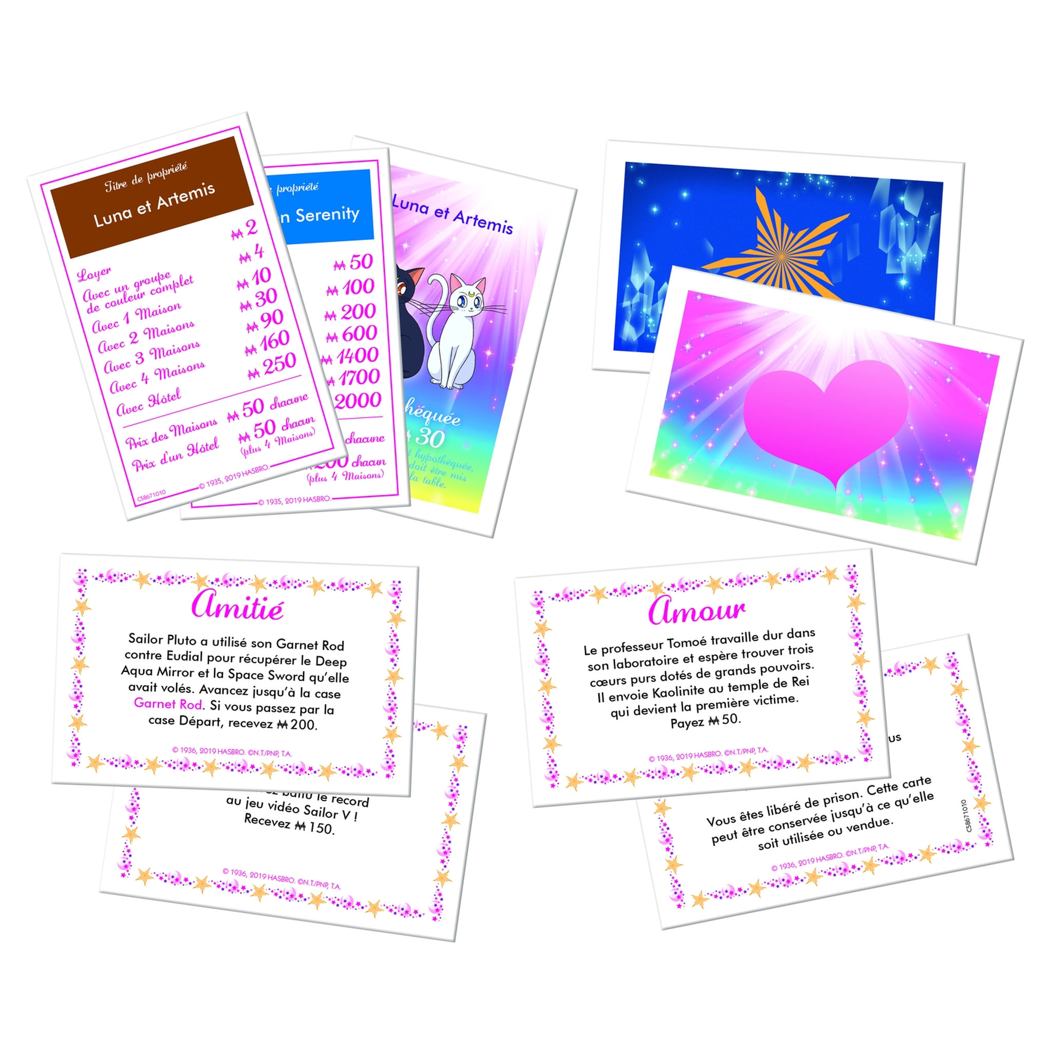Voir la diapositive 4 :  WINNING MOVES Jeu Monopoly Sailor Moon