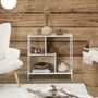 Voir la diapositive 6 : Paris Prix Étagère Design  Edison  80cm Naturel & Blanc