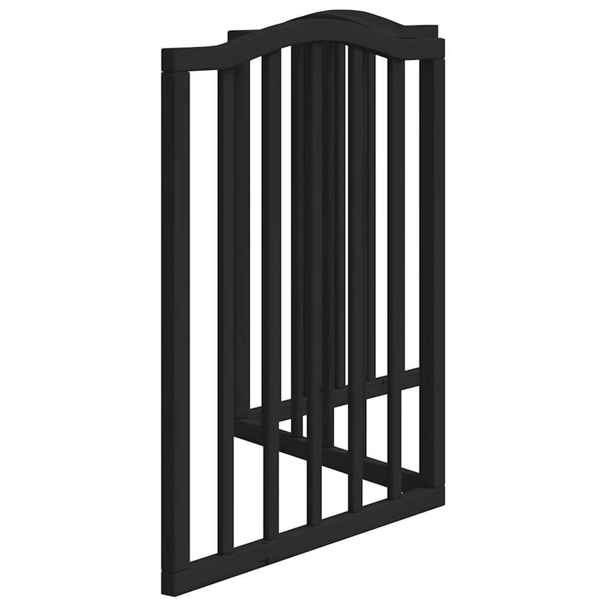 Voir la diapositive 5 : VIDAXL Barriere pour chien pliable 3 panneaux noir bois de peuplier
