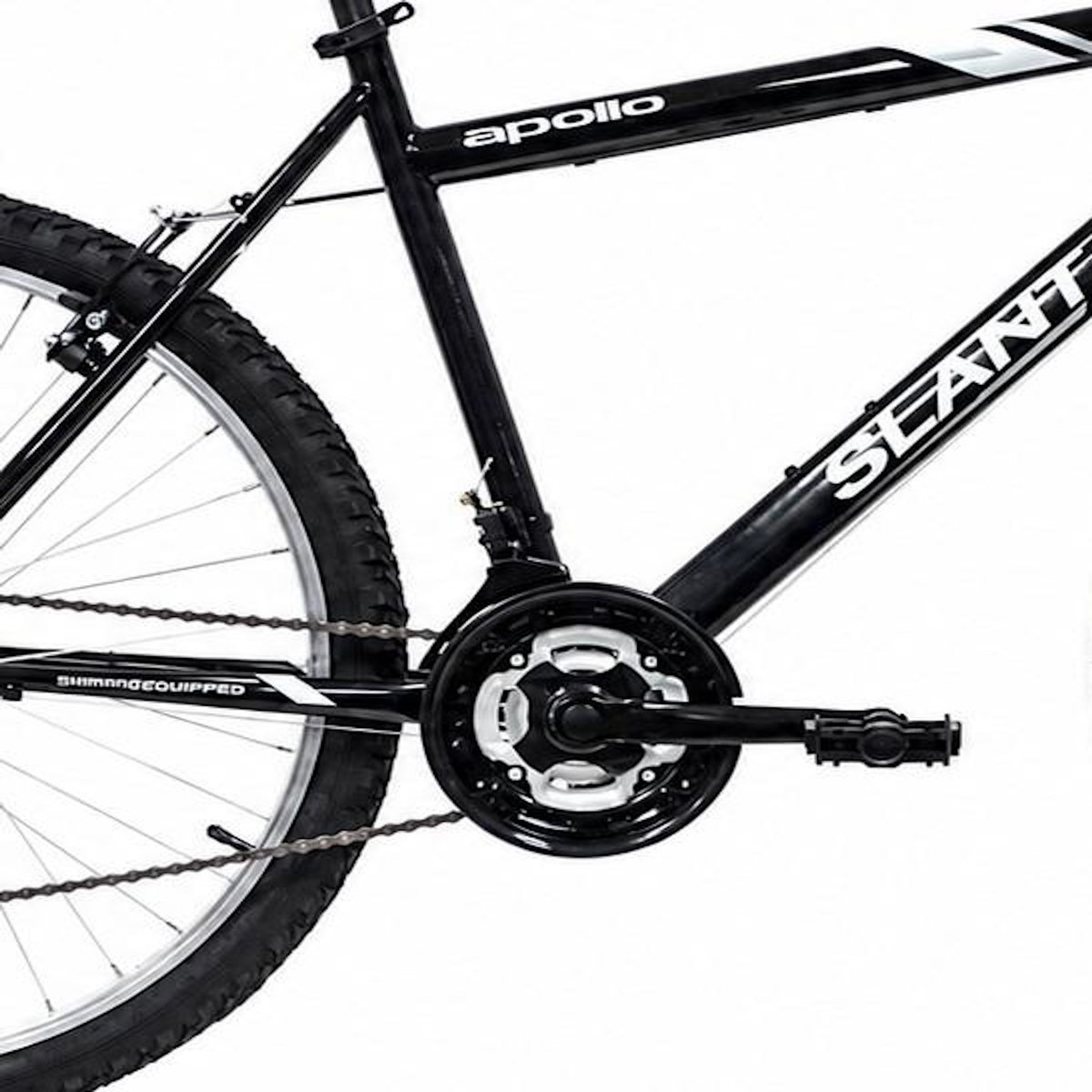 Vélo / VTT 26'' pour une taille à partir de 1.55m équipé de 6 vitesses avec dérailleur TY21, poignées Microshift et freins V- Bkake