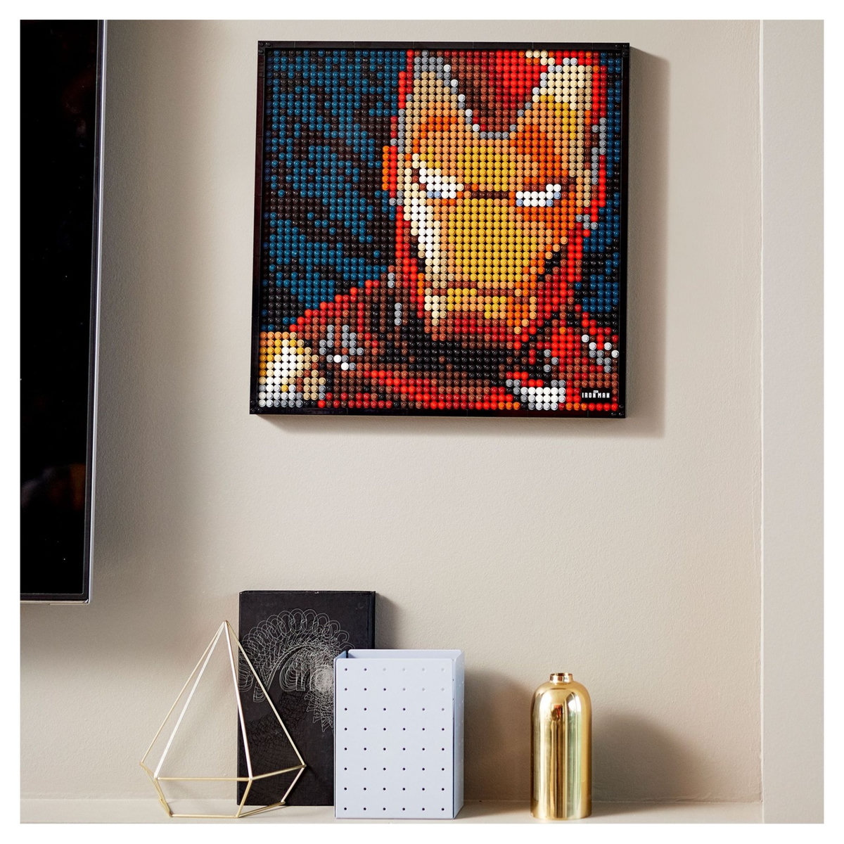 LEGO Art 31199 - Iron Man de Marvel Studios