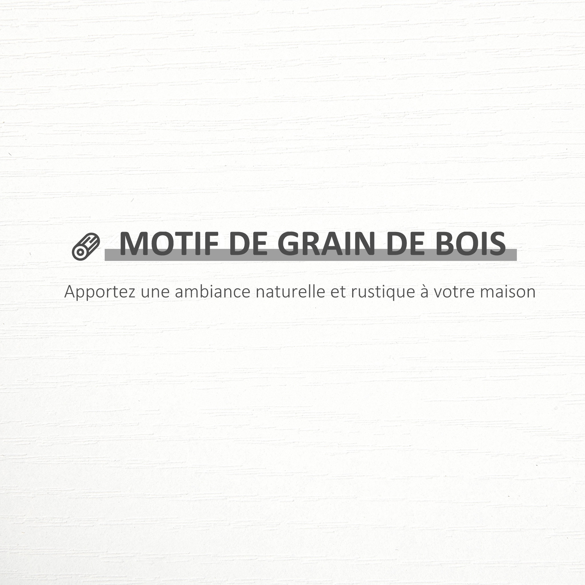 Voir la diapositive 5 : HOMCOM Lot de 3 étagères murales flottantes - dim. 80L x 18l x 18H cm - kit complet de fixation inclus - MDF grain de bois blanc
