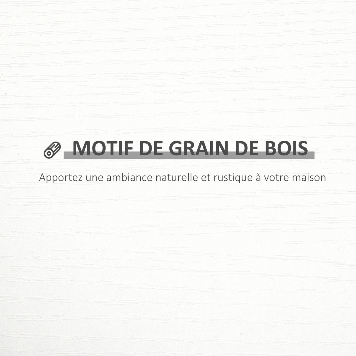 HOMCOM Lot de 3 étagères murales flottantes - dim. 80L x 18l x 18H cm - kit complet de fixation inclus - MDF grain de bois blanc