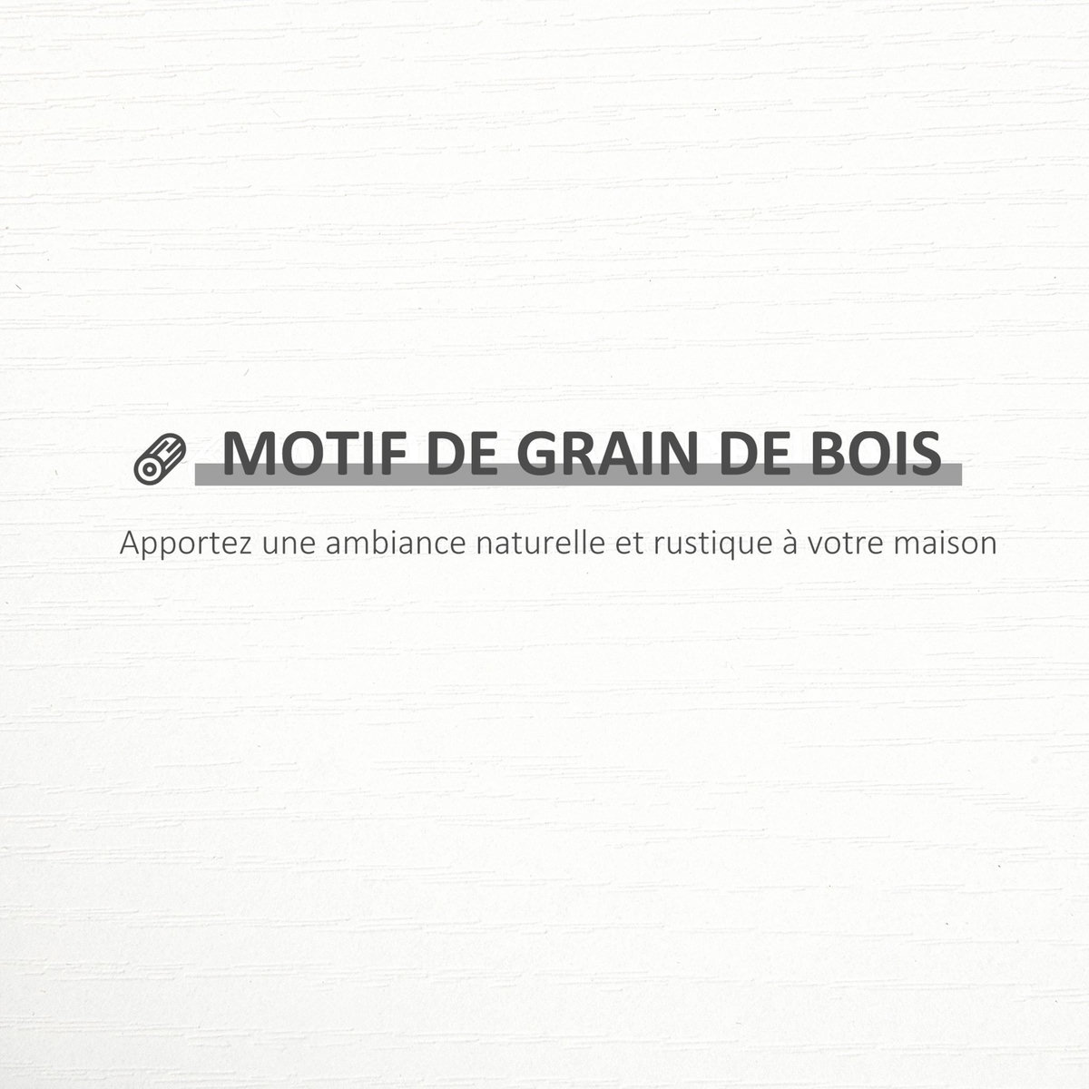 HOMCOM Lot de 3 étagères murales flottantes - dim. 80L x 18l x 18H cm - kit complet de fixation inclus - MDF grain de bois blanc