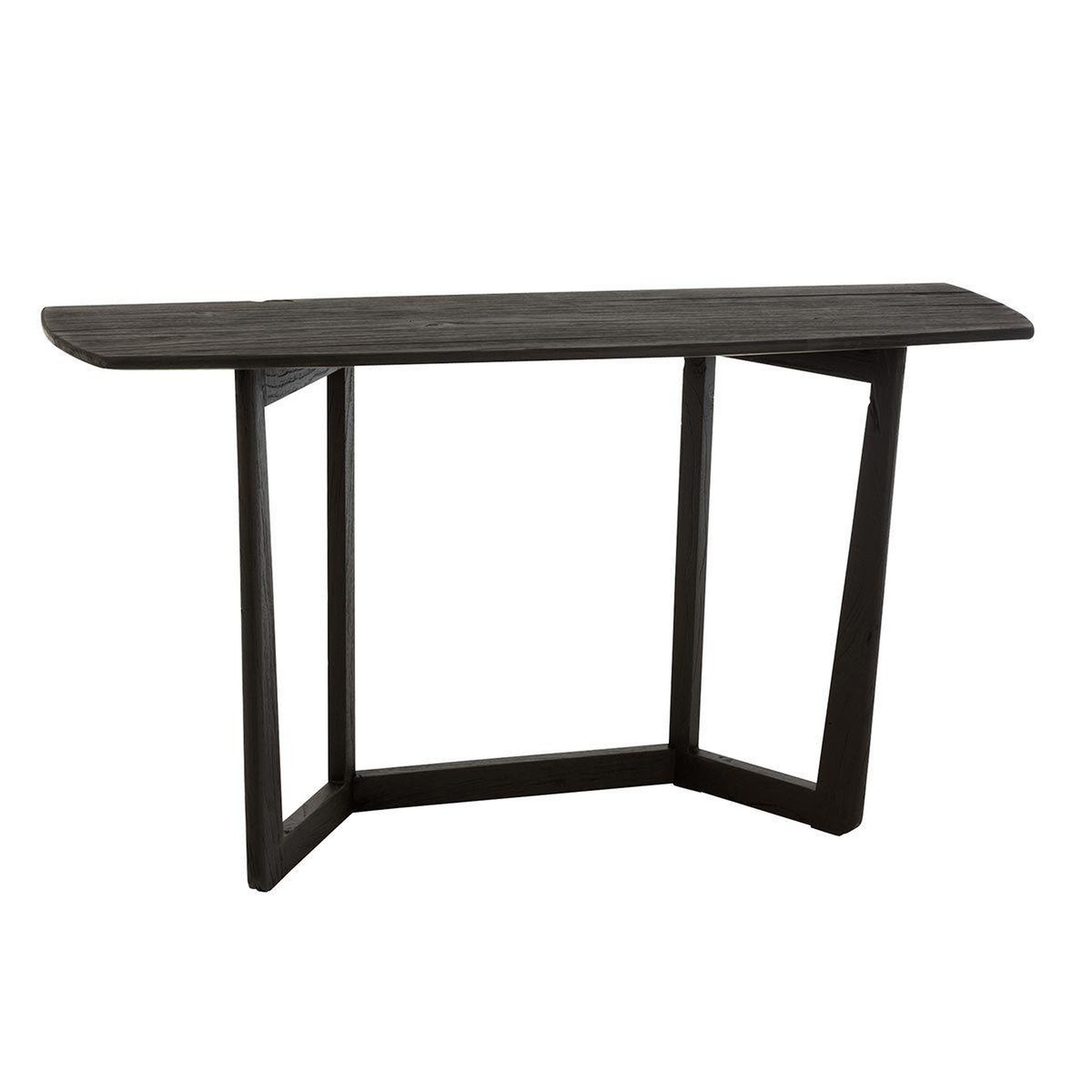 Voir la diapositive 1 : J-LINE Console design en bois  maty  140cm noir
