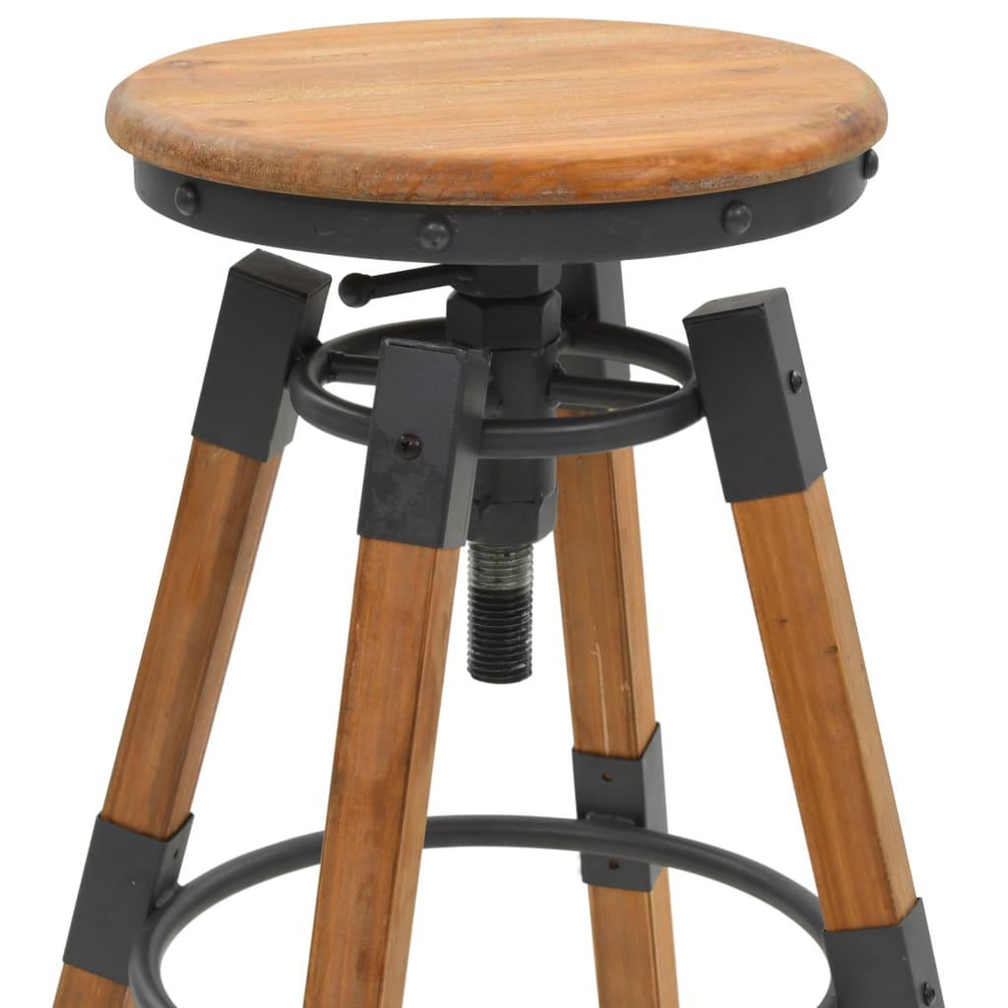Voir la diapositive 4 : VIDAXL Tabourets de bar lot de 2 bois de sapin solide