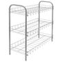 Voir la diapositive 1 : Metaltex Metaltex Etagere a chaussures a 3 niveaux Shoe 3 Gris argente