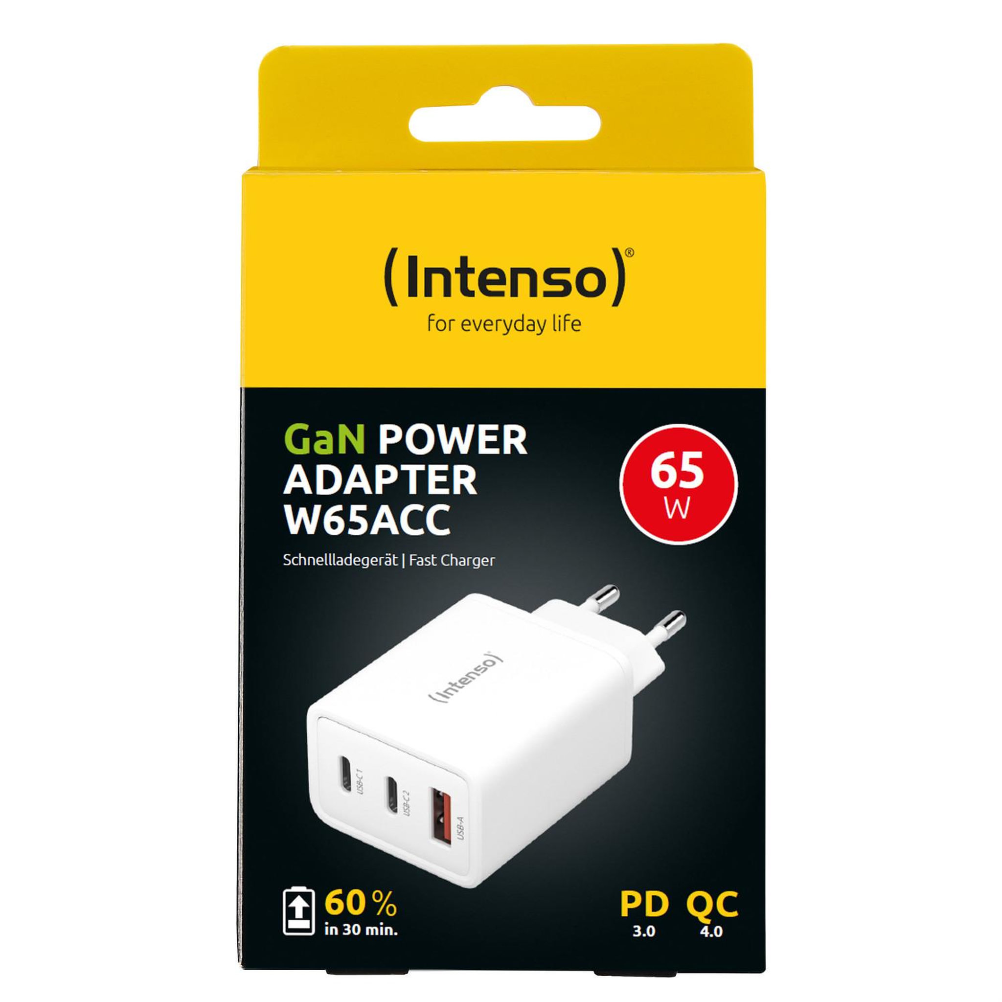 Voir la diapositive 3 : Intenso Intenso power adapter 1xusb-a/2xusb-c/7806512 universel blanc secteur charge rapide intérieure