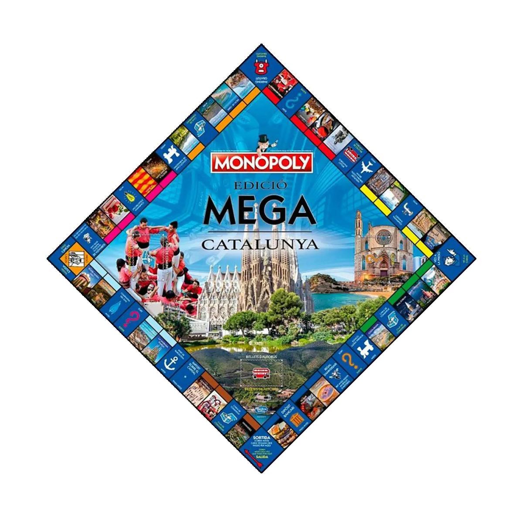 Voir la diapositive 3 : HASBRO Jeu de société Hasbro Monopoly Mega Catalunya