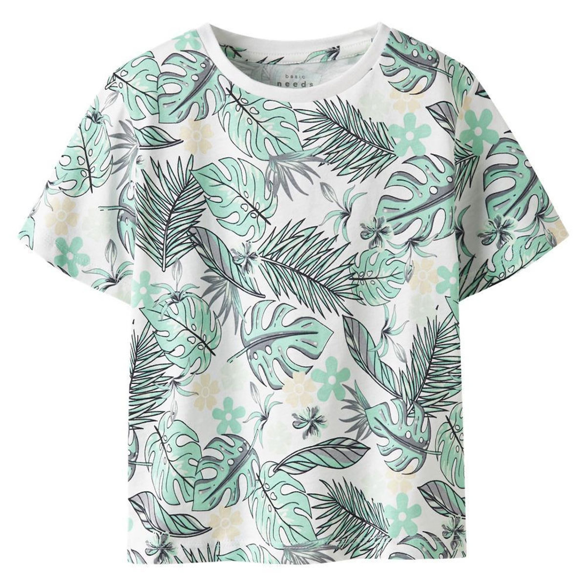 NAME IT T-Shirt Blanc/Vert Garçon Name it Valmas
