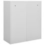 Voir la diapositive 5 : VIDAXL Armoire de bureau Gris clair 90x40x102 cm Acier