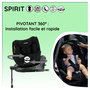 Voir la diapositive 5 : NANIA Siège auto SPIRIT pivotant 360° - I-Size 40-150 cm