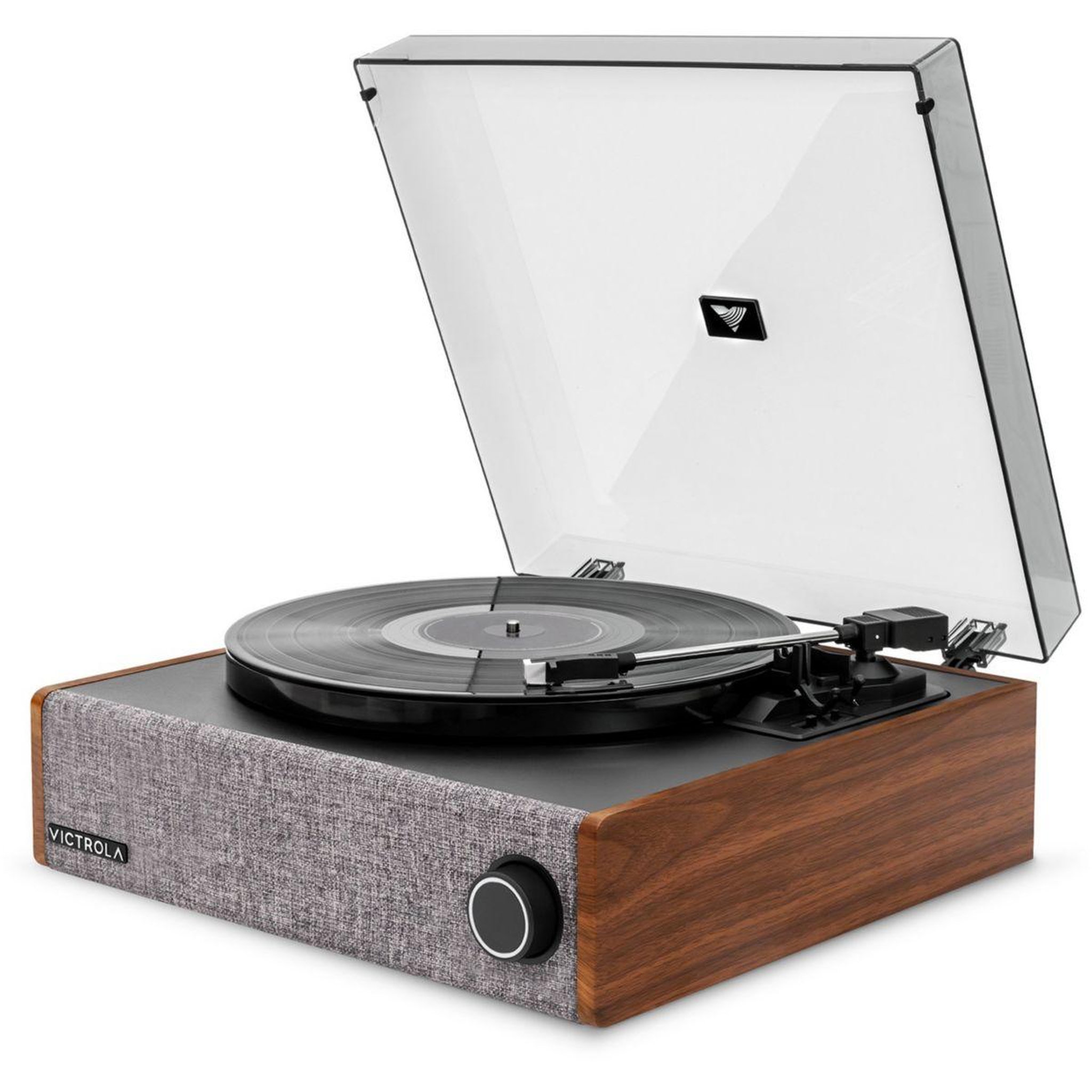 Voir la diapositive 3 : VICTROLA Platine vinyle EASTWOOD VTA-78 NOYER