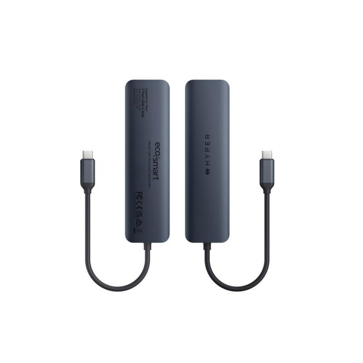 HYPER Adaptateur et convertisseur Hyper HUB USBC 7 EN 1 ECOSMART GENERATION 2 100 W PD