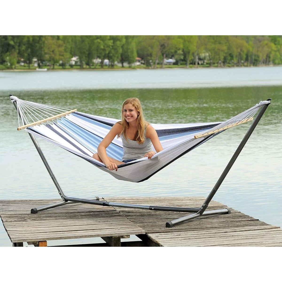 Amazonas Hamac 1 place Samba marine en polycoton - Amazonas