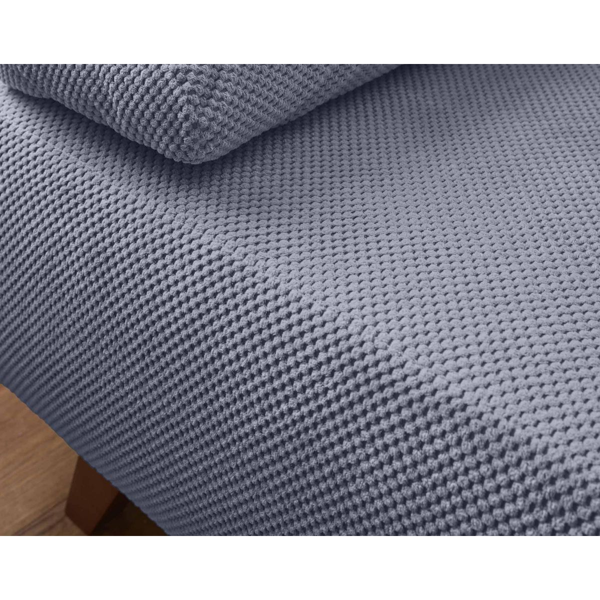 BEST MOBILIER Cristal - canapé 3 places - convertible avec coffre - en velours texturé